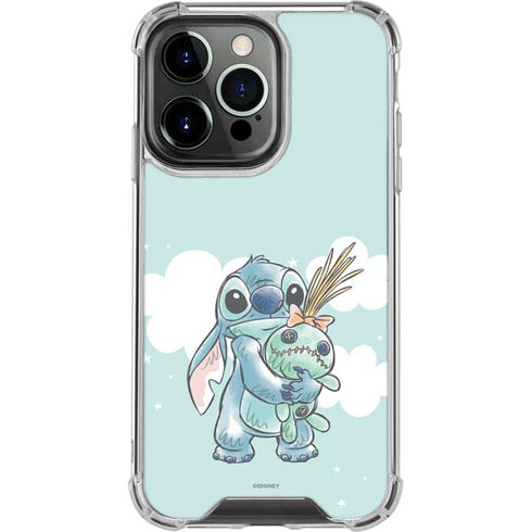 Disney Lilo and Stitch Stitch and Scrump iPhone 15 Pro Clear Case