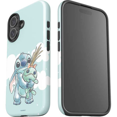 Disney Lilo and Stitch Stitch and Scrump iPhone 16 Plus Impact Case