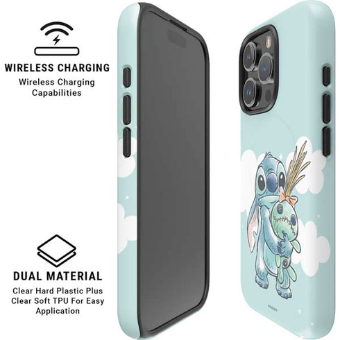 Disney Lilo and Stitch Stitch and Scrump iPhone 16 Pro Magsafe Impact Case