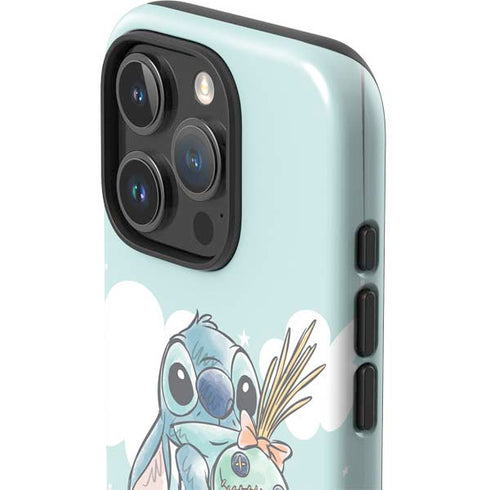 Disney Lilo and Stitch Stitch and Scrump iPhone 16 Pro Max Impact Case