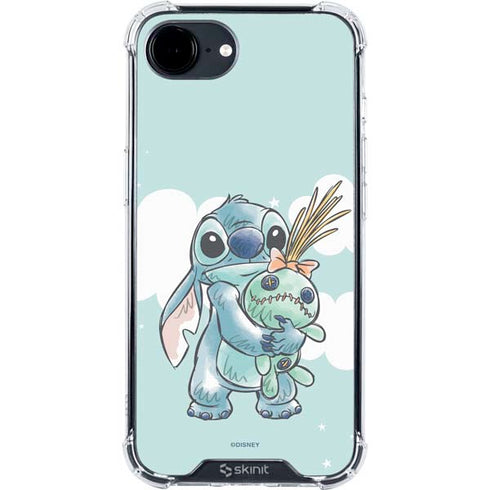 Disney Lilo and Stitch Stitch and Scrump iPhone 16e Clear Case