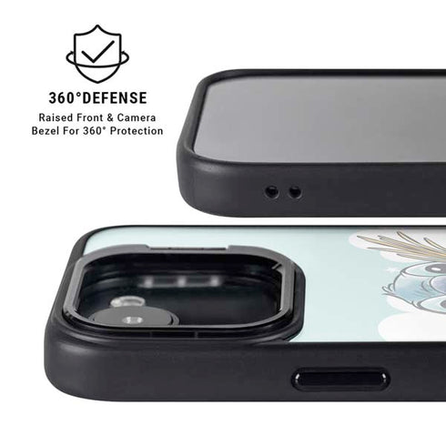 Disney Lilo and Stitch Stitch and Scrump iPhone 16e Kickstand Case