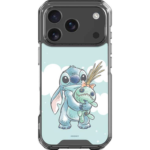 Disney Lilo and Stitch Stitch and Scrump iPhone 17 Pro Clear Case