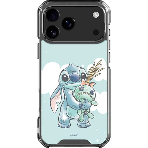 Disney Lilo and Stitch Stitch and Scrump iPhone 17 Pro Max Clear Case