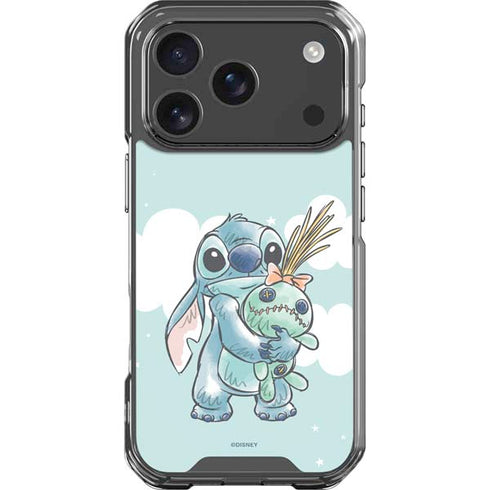 Disney Lilo and Stitch Stitch and Scrump iPhone 18 Pro Clear Case