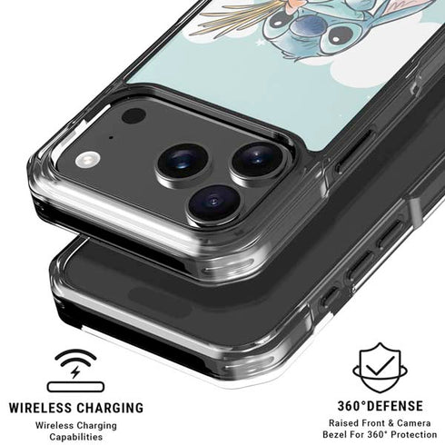 Disney Lilo and Stitch Stitch and Scrump iPhone 18 Pro Clear Case