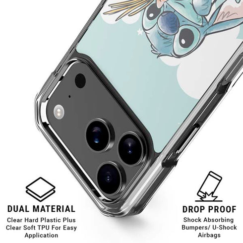 Disney Lilo and Stitch Stitch and Scrump iPhone 18 Pro Clear Case