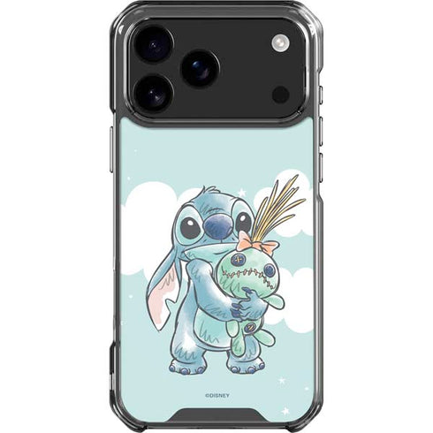 Disney Lilo and Stitch Stitch and Scrump iPhone 18 Pro Max Clear Case