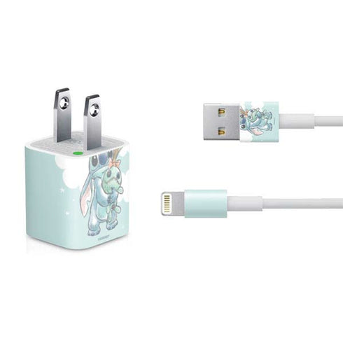 Disney Lilo and Stitch Stitch and Scrump iPhone Charger (5W USB) Skin