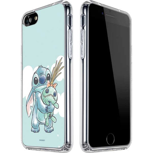 Disney Lilo and Stitch Stitch and Scrump iPhone SE (2nd & 3rd Gen) Clear Case