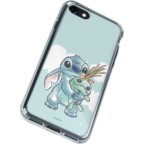 Disney Lilo and Stitch Stitch and Scrump iPhone SE (2nd & 3rd Gen) Clear Case