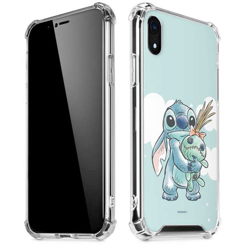 Disney Lilo and Stitch Stitch and Scrump iPhone XR Clear Case