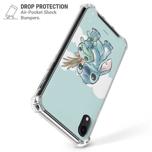 Disney Lilo and Stitch Stitch and Scrump iPhone XR Clear Case