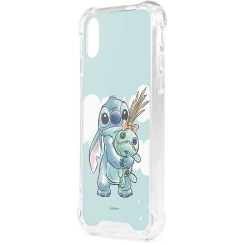 Disney Lilo and Stitch Stitch and Scrump iPhone XS Clear Case