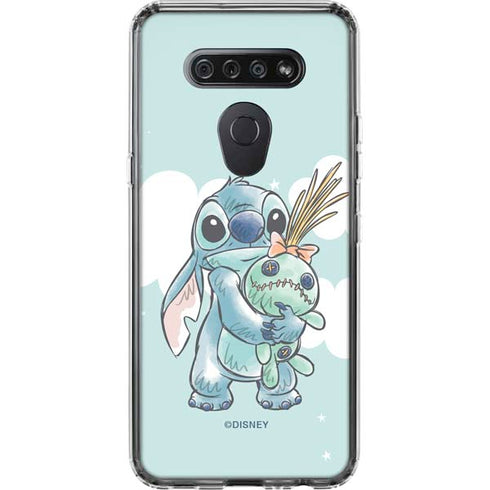 Disney Lilo and Stitch Stitch and Scrump LG K51/Q51 Clear Case