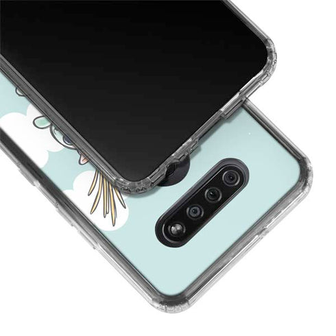 Disney Lilo and Stitch Stitch and Scrump LG K51/Q51 Clear Case