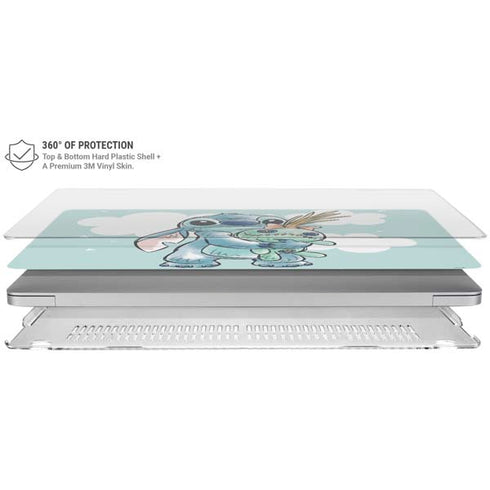Disney Lilo and Stitch Stitch and Scrump MacBook Air 15in (2023-2025) Case plus Skin