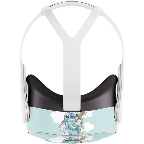 Disney Lilo and Stitch Stitch and Scrump Meta Quest 3S Skin