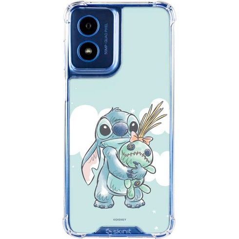 Disney Lilo and Stitch Stitch and Scrump Moto G 5G (2024) Clear Case