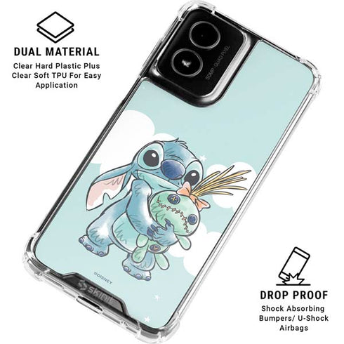 Disney Lilo and Stitch Stitch and Scrump Moto G Power 5G (2024) Clear Case