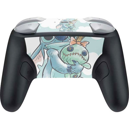 Disney Lilo and Stitch Stitch and Scrump Nintendo Switch 2 (2025) Pro Controller Skin