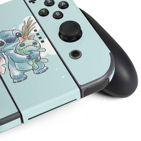 Disney Lilo and Stitch Stitch and Scrump Nintendo Switch Bundle Skin