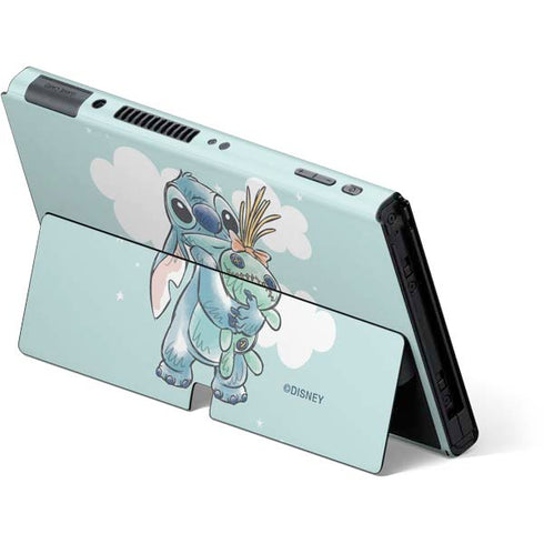 Disney Lilo and Stitch Stitch and Scrump Nintendo Switch OLED (2021) Skin