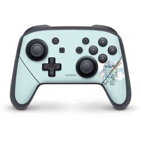 Disney Lilo and Stitch Stitch and Scrump Nintendo Switch Pro Controller Skin