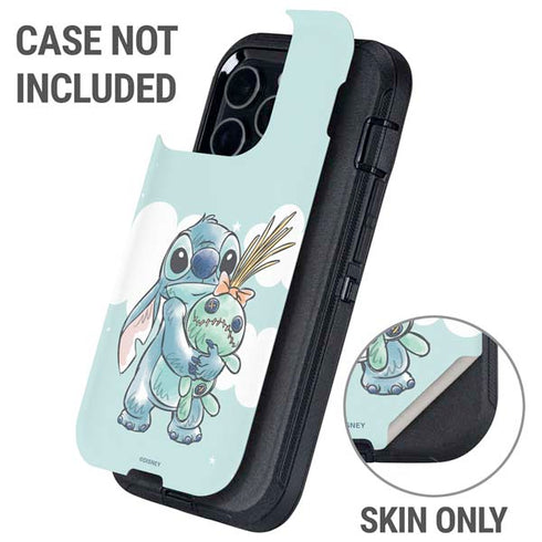 Disney Lilo and Stitch Stitch and Scrump Otterbox Defender iPhone Skin