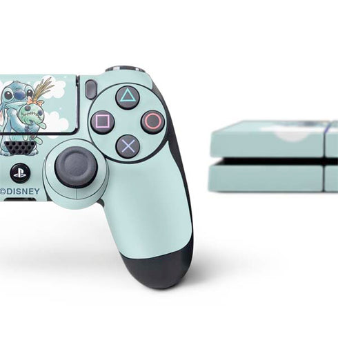 Disney Lilo and Stitch Stitch and Scrump PS4 Console and Controller Bundle Skin