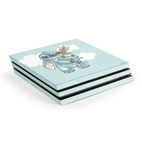 Disney Lilo and Stitch Stitch and Scrump PS4 Pro Console Skin