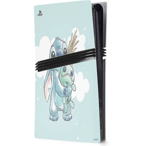 Disney Lilo and Stitch Stitch and Scrump PS5 Pro Console Skin