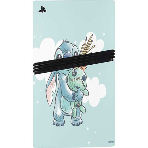 Disney Lilo and Stitch Stitch and Scrump PS5 Pro Disk Bundle Skin