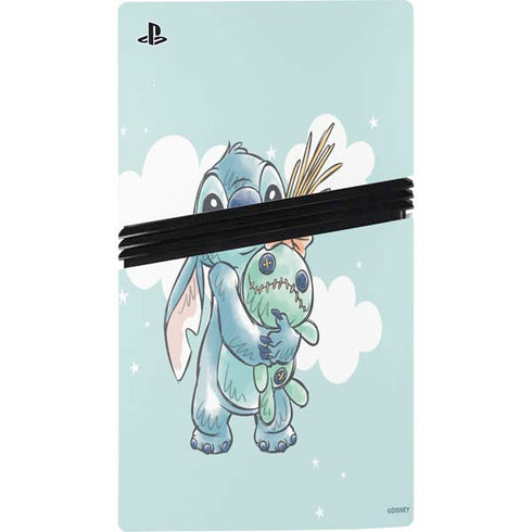 Disney Lilo and Stitch Stitch and Scrump PS5 Pro Disk Console Skin