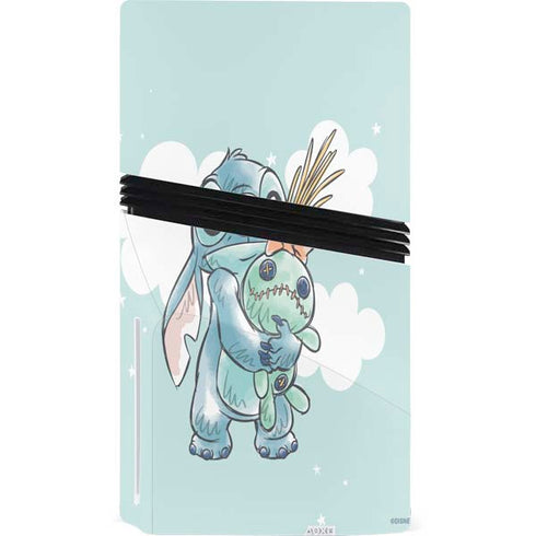 Disney Lilo and Stitch Stitch and Scrump PS5 Pro Disk Console Skin