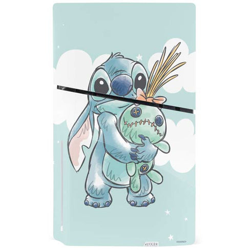 Disney Lilo and Stitch Stitch and Scrump PS5 Slim Disk Console Skin