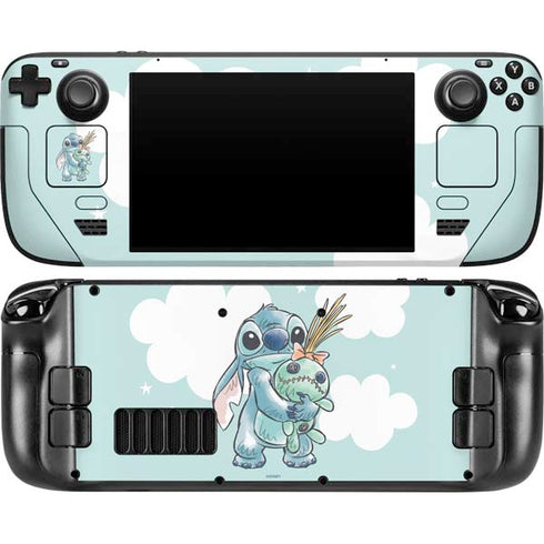 Disney Lilo and Stitch Stitch and Scrump Steam Deck Handheld Gaming Computer OLED Skin