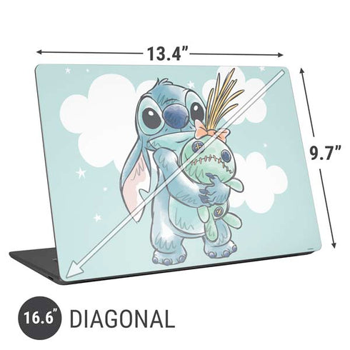 Disney Lilo and Stitch Stitch and Scrump Universal Laptop 16.6in (13.4 x 9.7in) Skin