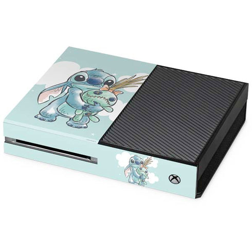 Disney Lilo and Stitch Stitch and Scrump Xbox One Console Skin
