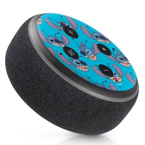 Disney Lilo and Stitch Face Expression Pattern Amazon Echo Dot Skin