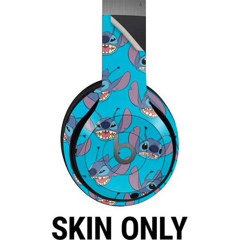 Disney Lilo and Stitch Face Expression Pattern Beats Solo 4 Wireless Headphones Skin