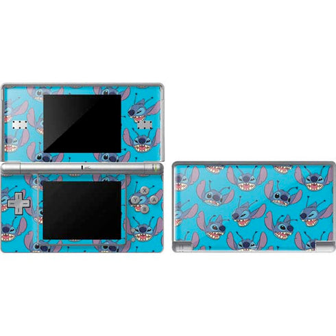 Disney Lilo and Stitch Face Expression Pattern Nintendo Skins