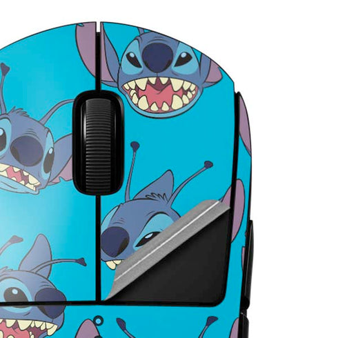 Disney Lilo and Stitch Face Expression Pattern G Pro Wireless Gaming Mouse Skin