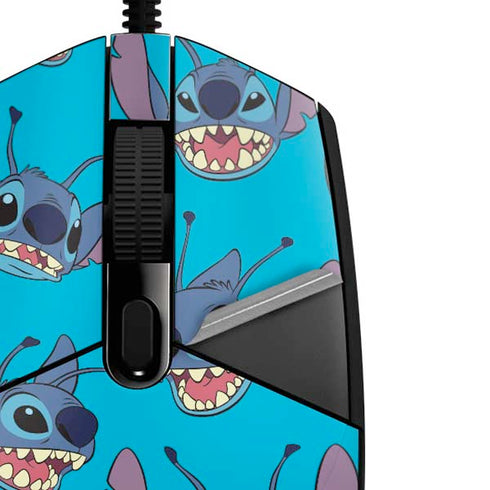 Disney Lilo and Stitch Face Expression Pattern G203 Prodigy RGB Wired Gaming Mouse Skin