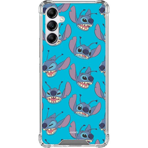 Disney Lilo and Stitch Face Expression Pattern Gabb Phone 4 Clear Case