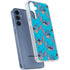 Disney Lilo and Stitch Face Expression Pattern Galaxy A55 5G Clear Case