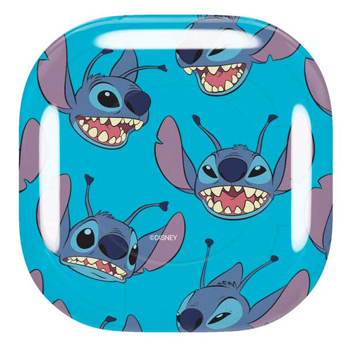Disney Lilo and Stitch Face Expression Pattern Galaxy Buds Live Skin