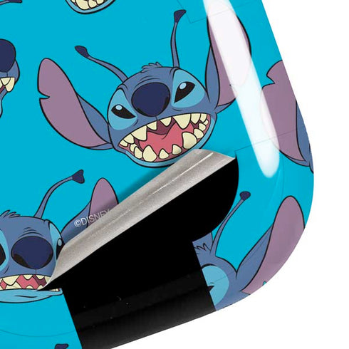 Disney Lilo and Stitch Face Expression Pattern Galaxy Buds Live Skin