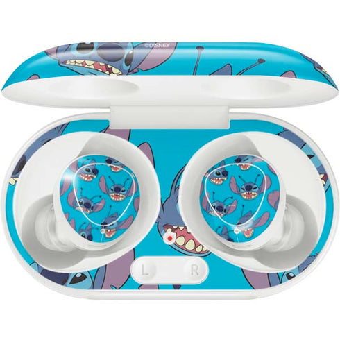 Disney Lilo and Stitch Face Expression Pattern Galaxy Buds Plus Skin
