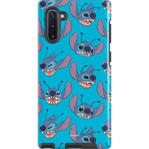 Disney Lilo and Stitch Face Expression Pattern Galaxy Cases